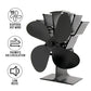 Mygametables Heat Powered Fireplace Fan, Efficient Wood Stove Heat Circulator