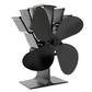 Mygametables Heat Powered Fireplace Fan, Efficient Wood Stove Heat Circulator