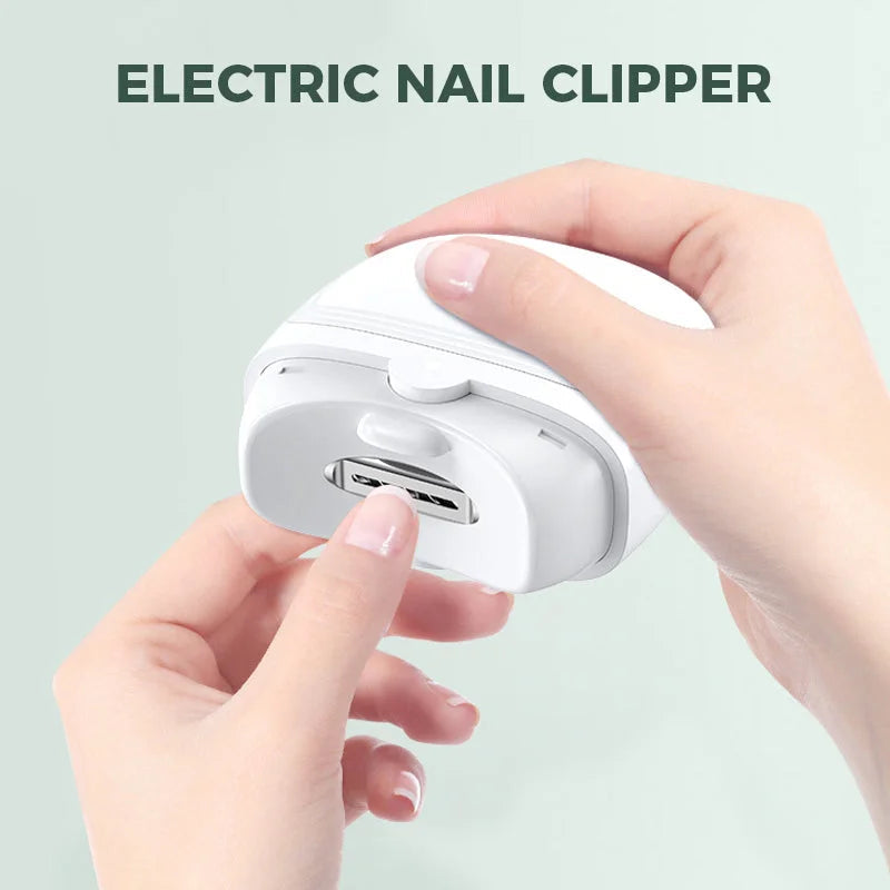 Mygametables Electric Nail Clipper, Automatic Nail Polishing And Trimming Tool