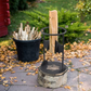 Safe Cast Iron Kindling Cracker Firewood Splitter