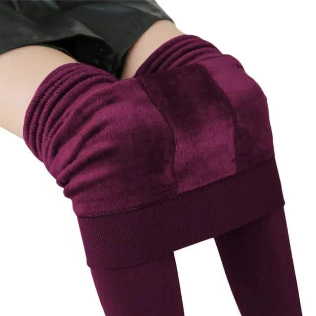 MGT Fleece Lined Stretchable High Waist Leggings
