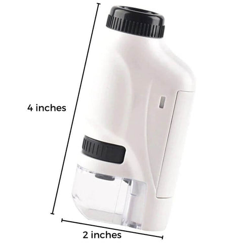 MGT Kids Portable Mini Pocket Microscope with Adjustable Zoom