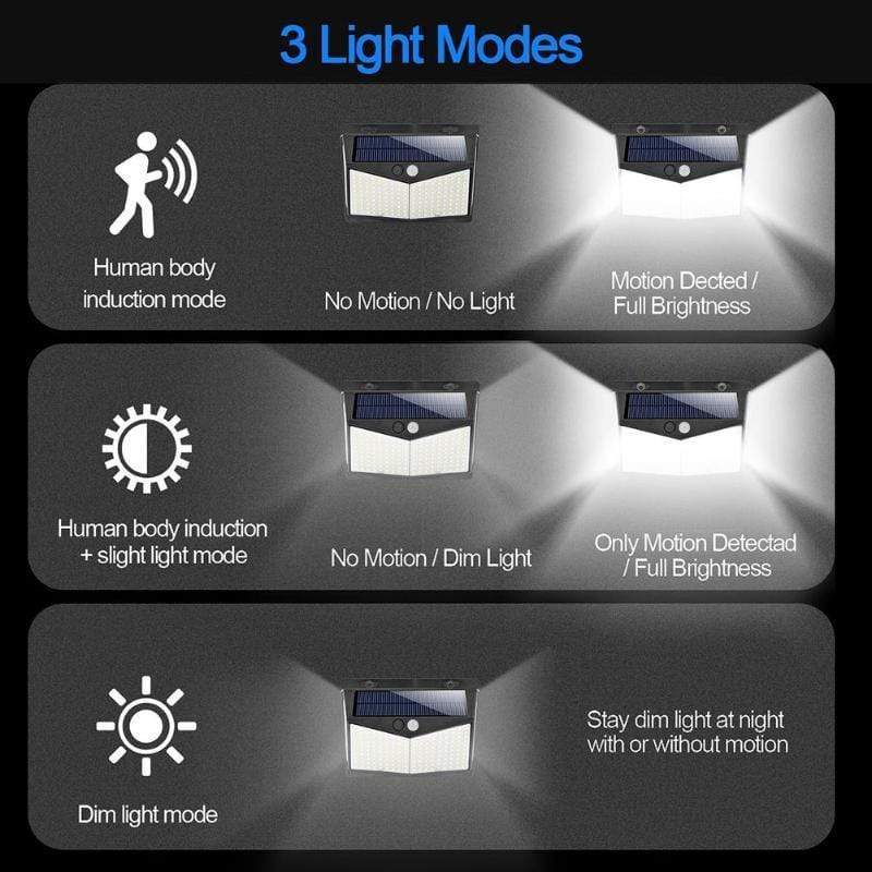 MGT Outdoor Solar Light with Motion Detection