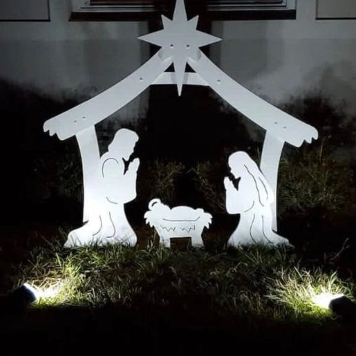 MGT Outdoor Christmas Nativity Set Holy Night Display