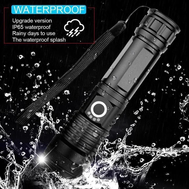 MGT Flashlight 90000 Lumens XHP50 LED Rechargeable