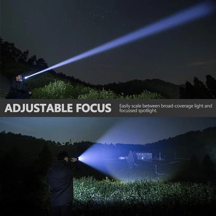 MGT Flashlight 90000 Lumens XHP50 LED Rechargeable
