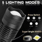 MGT Flashlight 90000 Lumens XHP50 LED Rechargeable