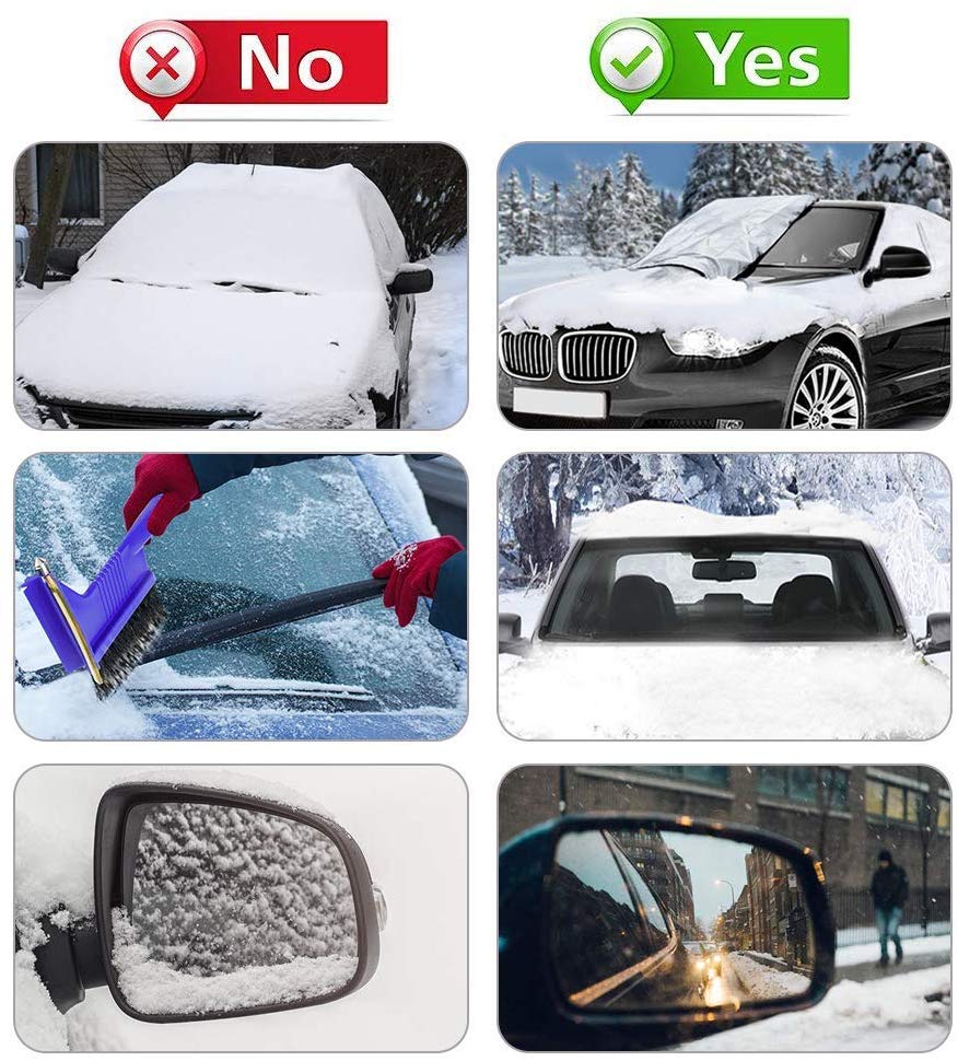 MGT Magnetic Car Windshield Cover, Ice and Sun Protection