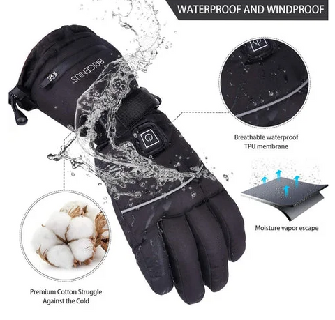 MGT Heated Gloves Rechargeable Electric