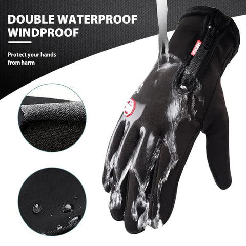 MGT Thermal Gloves Touch Screen Water Resistant Winter Fleece