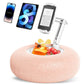 MGT Fuzzy Pillow Phone Holder with Snack Bowl