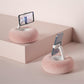 MGT Fuzzy Pillow Phone Holder with Snack Bowl