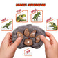 MGT Remote Control T-Rex Dinosaur Toy LED Light Up, Walking & Roaring