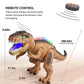 MGT Remote Control T-Rex Dinosaur Toy LED Light Up, Walking & Roaring