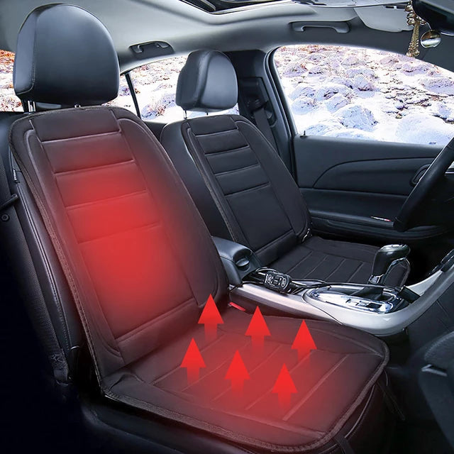 MGT Heated Car Seat Cushion, Full Coverage Winter Seat Warmer Pad