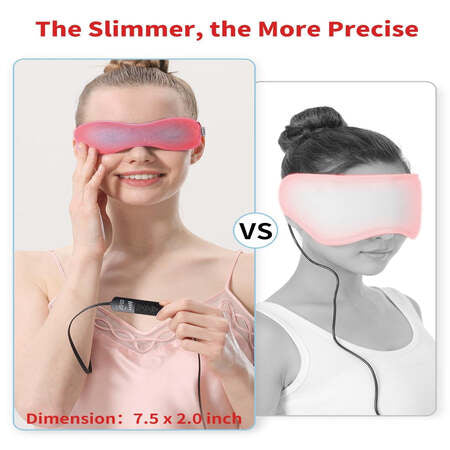 Eye Heating Pad Mask for Dry Eyes, Graphene Far Infrared USB Heated Eye Mask