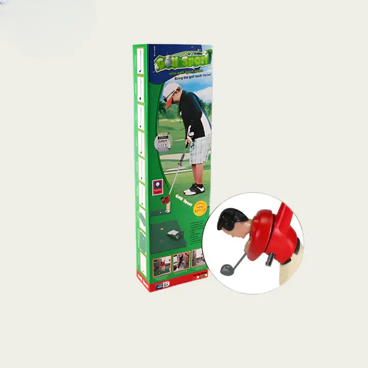 Indoor Mini Golf Set with 6 Clubs and Adjustable Course, Multiple Balls Included