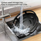 Rotating Metal Organizer with Three Tiers and 360-Degree Spin