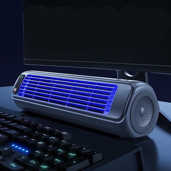 Rechargeable Air Cooler with Water Tank and Three Speed Settings, 8-Hour Runtime