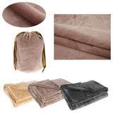 Flannel Heated Blanket with Standard Port Power and Even Heat Distribution