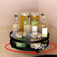 Rotating Metal Organizer with Three Tiers and 360-Degree Spin