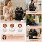 Convertible Diaper Backpack with Foldable Baby Bed and Changing Surface