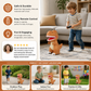 Inflatable Dinosaur Toy with Remote Control Directional Movement and Air Pump