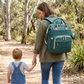 Convertible Diaper Backpack with Foldable Baby Bed and Changing Surface