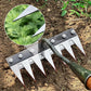 Carbon Steel Rake Head with Interchangeable Mount and Rust-Resistant Finish, Various Sizes
