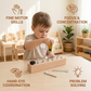 Wooden Screw Toy with Twisting Shapes and Pincer Grip Training for Kids