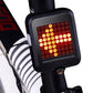 Smart Bicycle Tail Light with Motion-Activated Turn Signals and Laser Lane Projection