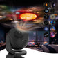 Rotating Galaxy Projector with 12 Film Discs and Manual Focus, Silent Operation