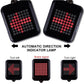 Smart Bicycle Tail Light with Motion-Activated Turn Signals and Laser Lane Projection