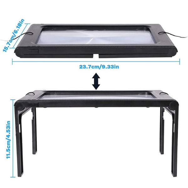 Hands-Free Reading Magnifier with 3x Magnification and LED  Light