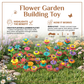 Flower Pegging Game with Multiple Peg Shapes and Color Variety