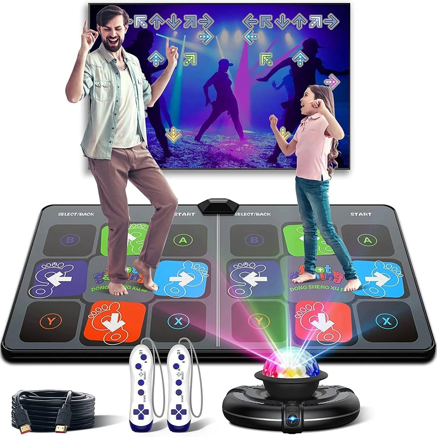 Dance Mat Game for Kids, Interactive Fitness and Music Play
