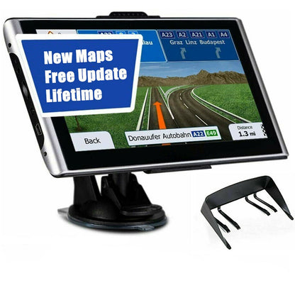 7 Inch GPS Navigation System with Touchscreen Display and Voice Guidance for Cars
