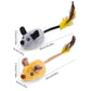 Interactive Cat Mouse Toy with 360 Degree Motion and Obstacle Detection, 4 Hour Runtime
