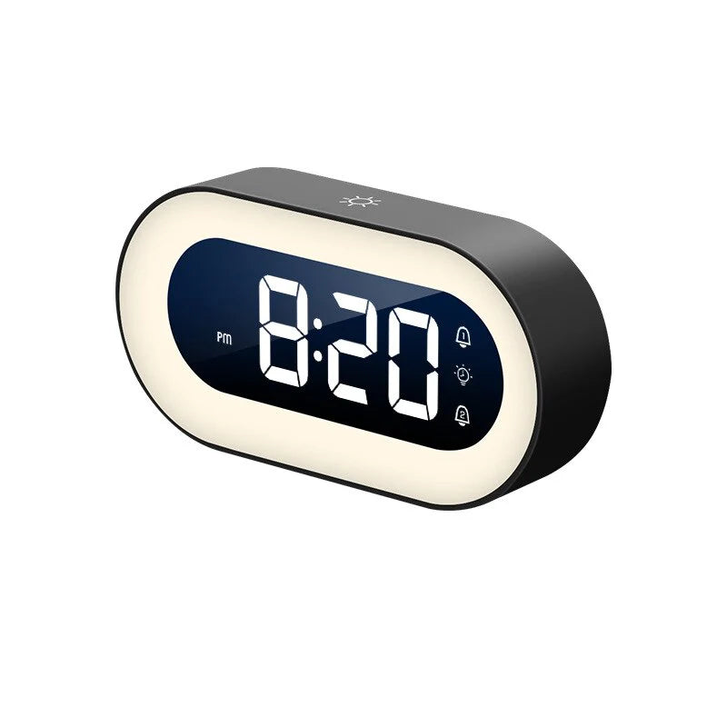 Sunrise Alarm Clock with Dimmable Wake Light and Nature Sounds, USB-C Rechargeable