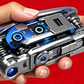 16-in-1 Socket Wrench with Rotating Head and Non-Slip Grip for Home Repair