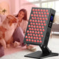 Red Light Therapy Panel with Dual Wavelength LEDs and Adjustable Dimming, Built-in Timer