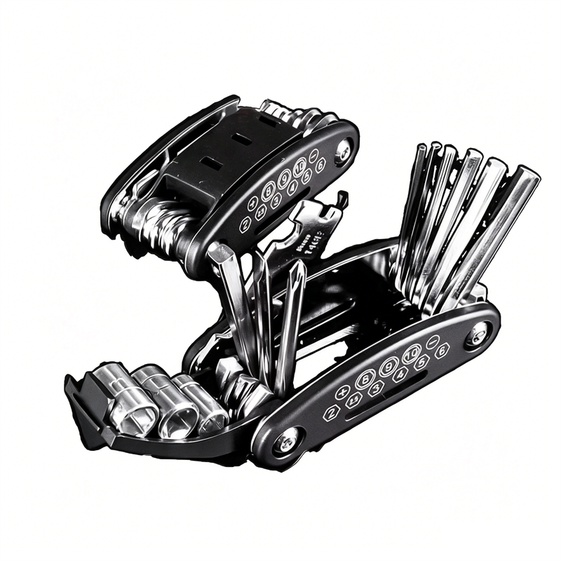 16-in-1 Socket Wrench with Rotating Head and Non-Slip Grip for Home Repair