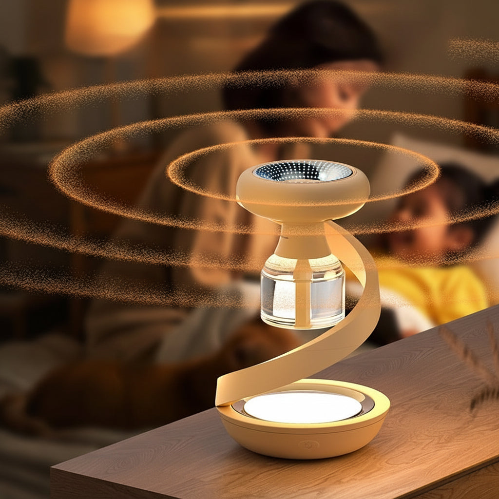 Portable Mosquito Repellent Device with Rechargeable Battery and LED Night Light