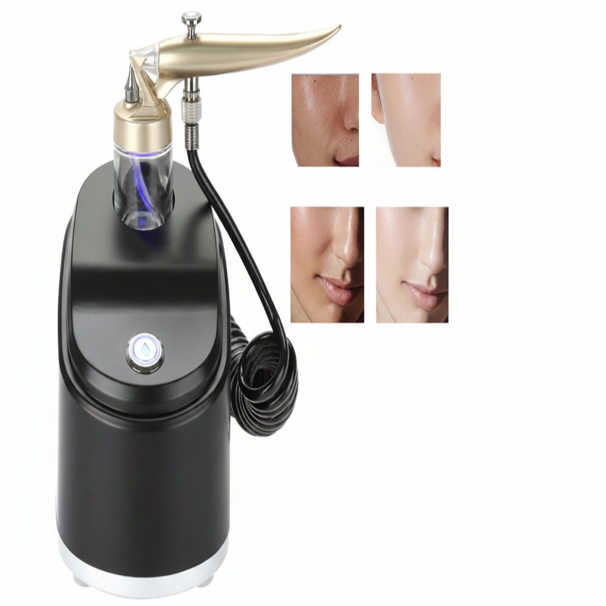 Portable Jet Facial Spray Machine with Oxygen Infusion Mode and Hydrating Mist