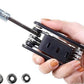 16-in-1 Socket Wrench with Rotating Head and Non-Slip Grip for Home Repair