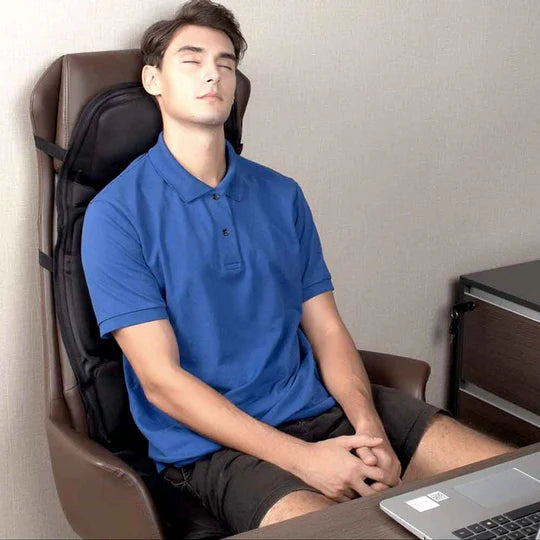 Full Body Massage Chair Pad with Heat and Neck Cushion for Home and Car