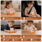 Colorful Lock and Key Puzzle Set with Pattern Recognition Learning