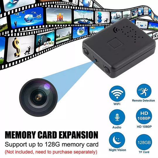 Compact HD WiFi Mini Camera with Audio