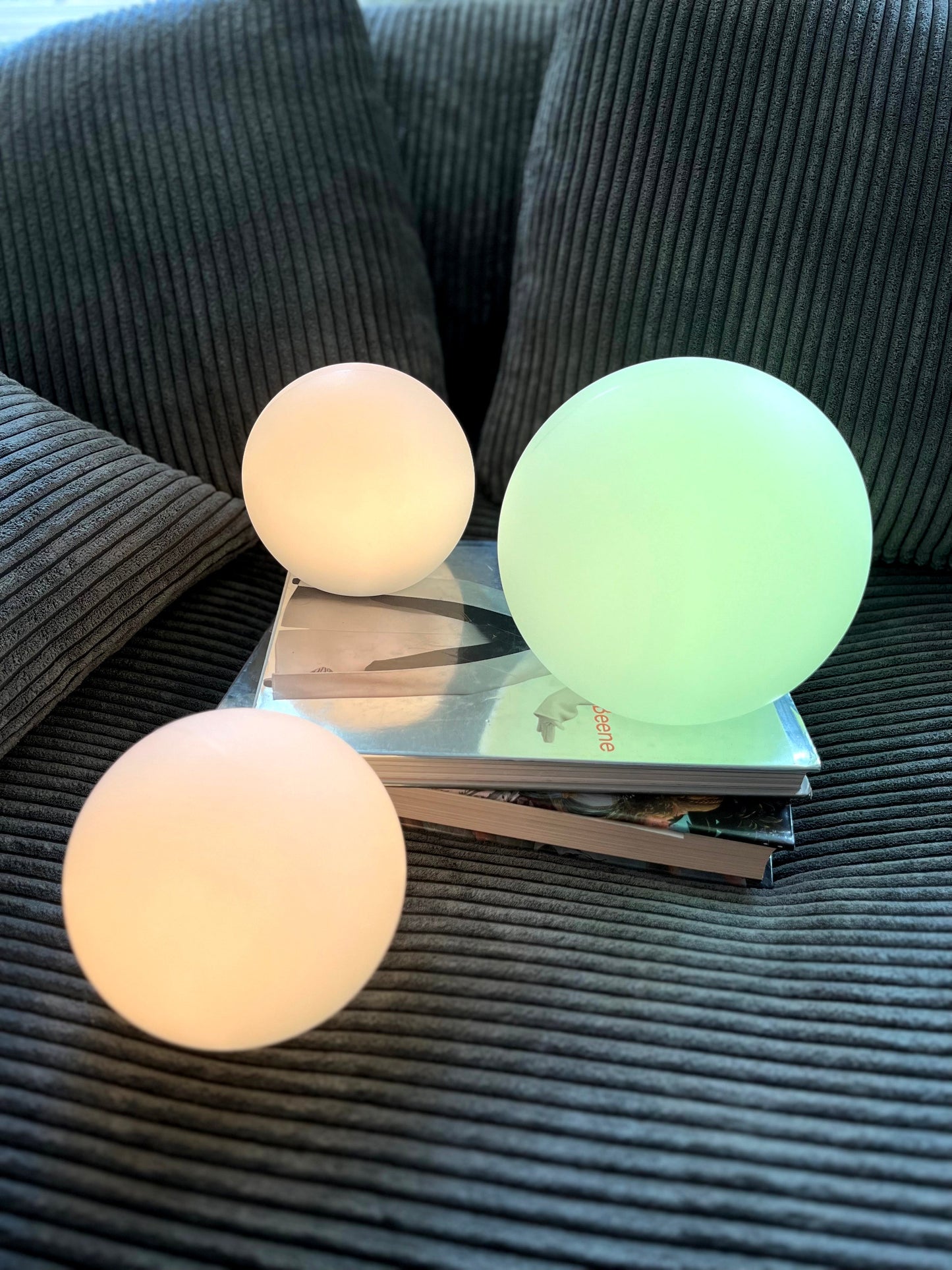 Color Changing Orb Lamp with Remote Control and 10-Hour Runtime