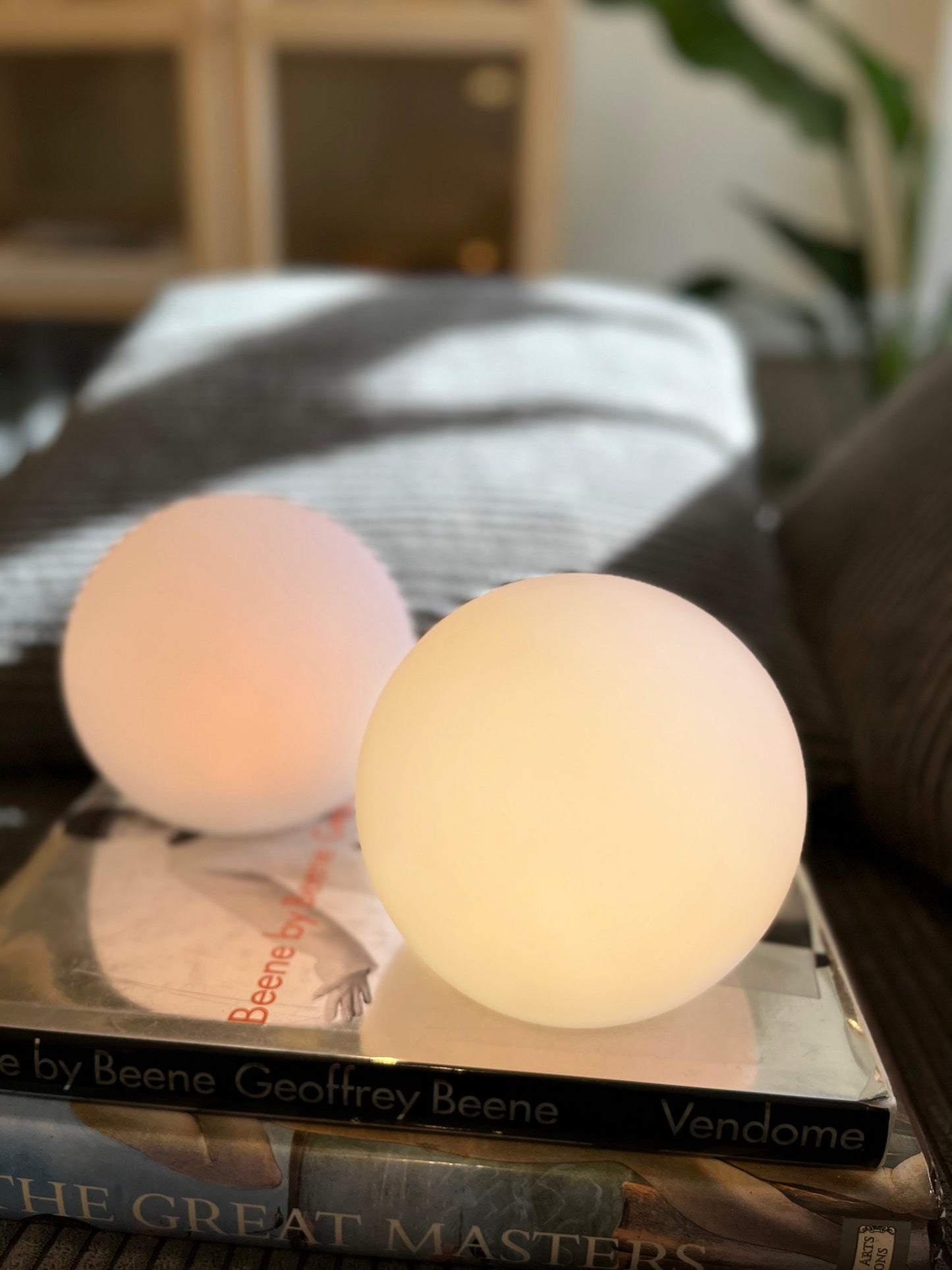 Color Changing Orb Lamp with Remote Control and 10-Hour Runtime